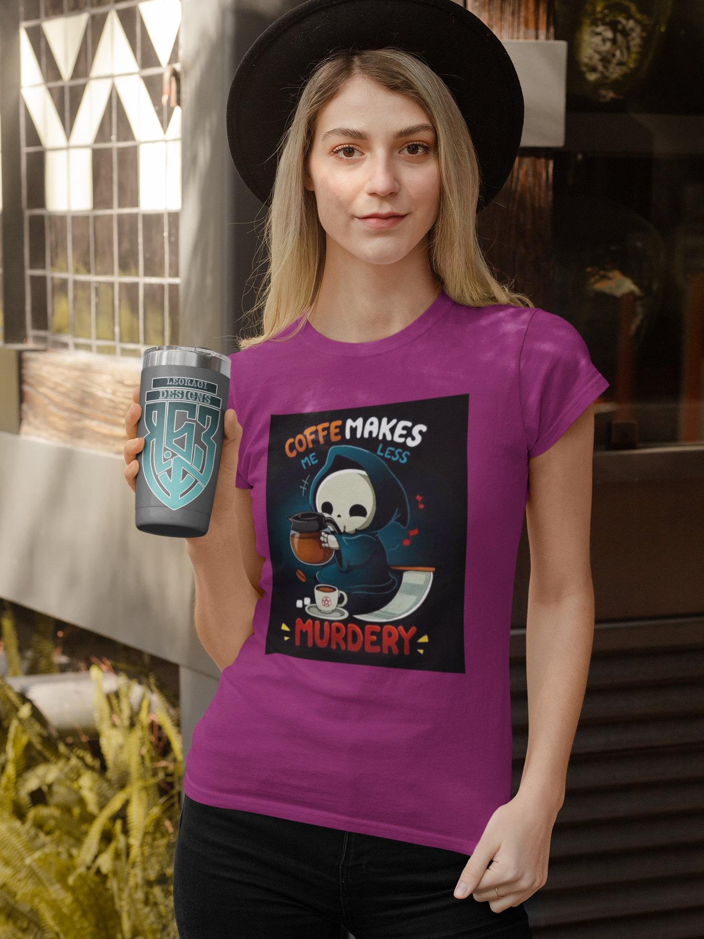 Coffee makes me less Murdery