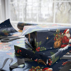 Christmas Santa & Christmas Tree Wrapping Paper