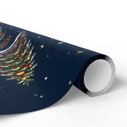 Christmas Santa & Christmas Tree Wrapping Paper
