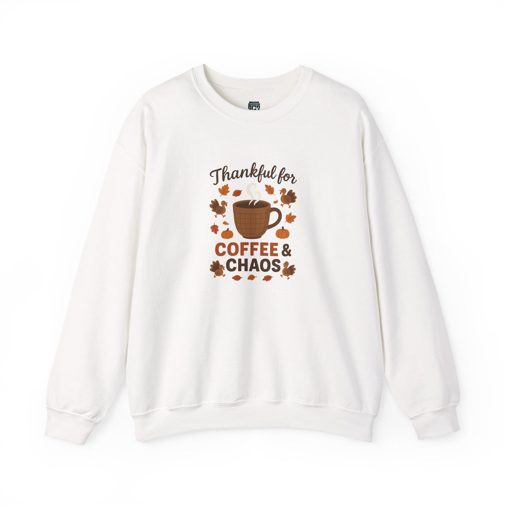 Thankful for Coffee & Chaos Thanksgiving Shirt