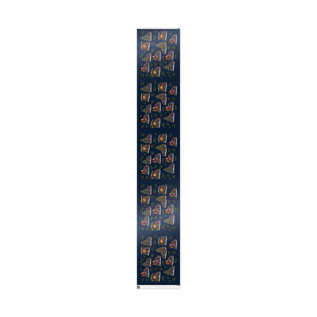 Christmas Santa & Christmas Tree Wrapping Paper
