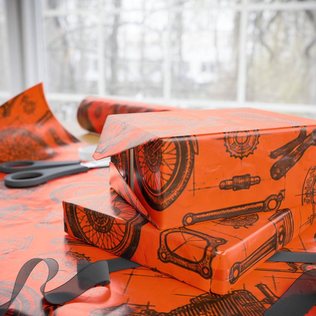 Motorcycle  Wrapping Paper