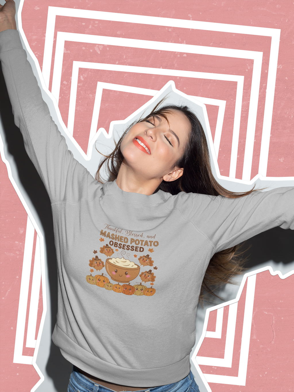 Thankful Blessed Mashed Potato Obsessed Shirt