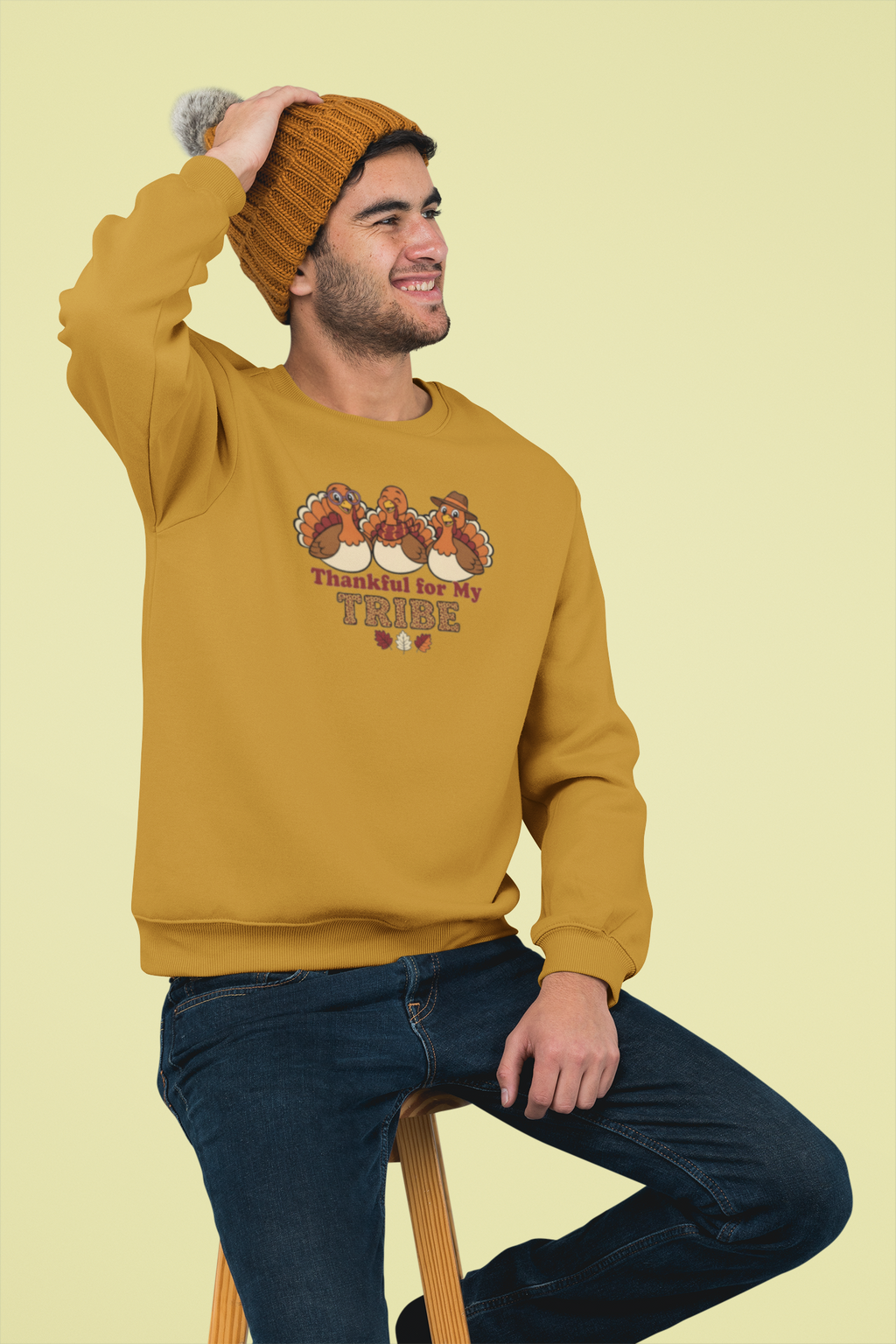 Thankful for My Tribe Thanksgiving Shirt