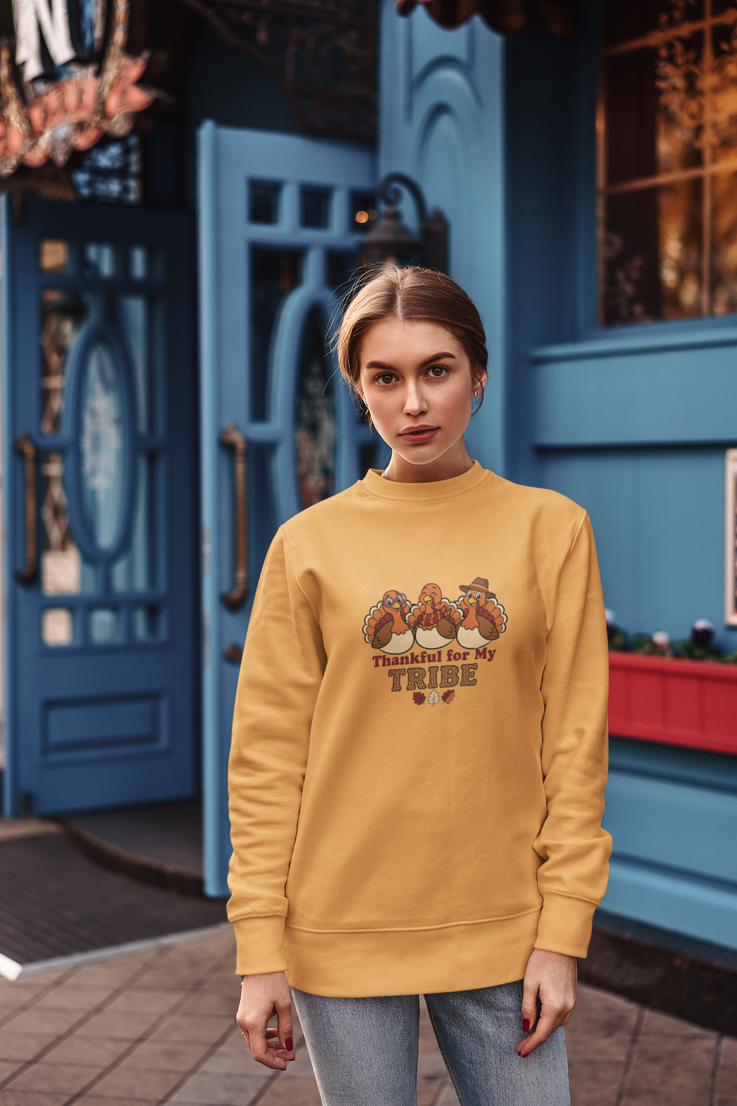 Thankful for My Tribe Thanksgiving Shirt