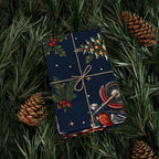 Christmas Santa & Christmas Tree Wrapping Paper