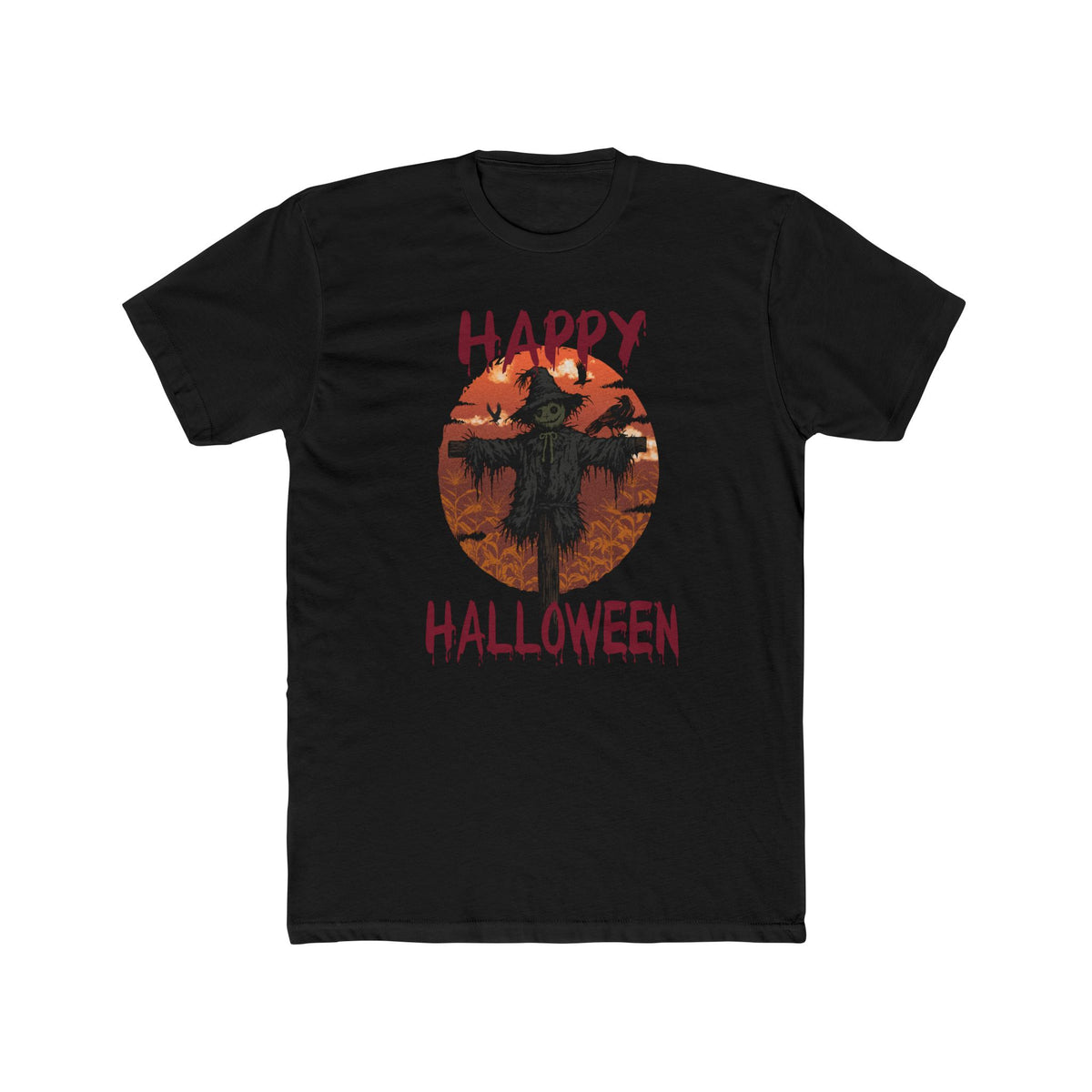 Creepy Scarecrow Halloween T-Shirt