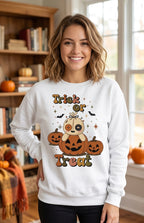 Cute Spooky Voodoo Doll Halloween Sweatshirt