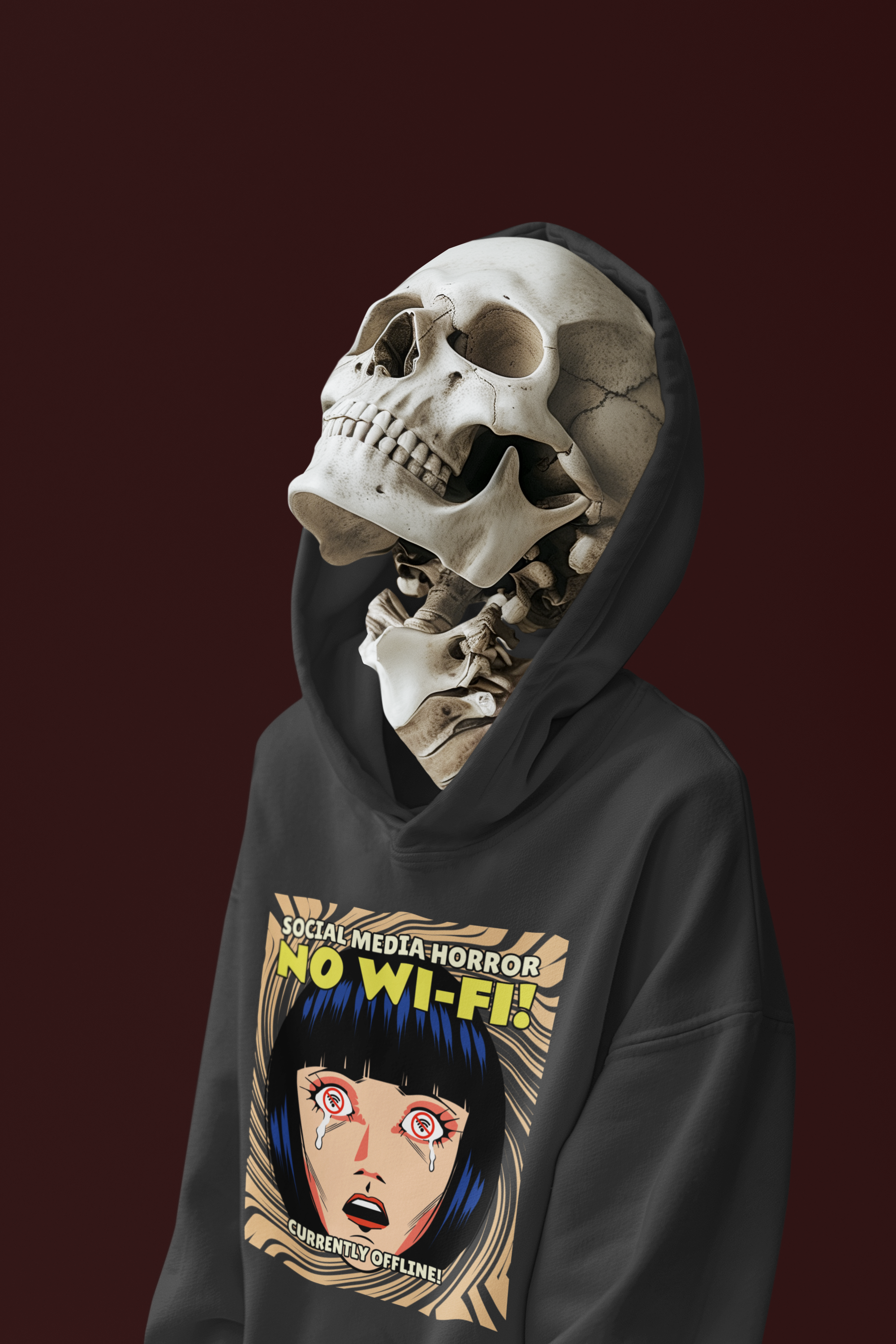 Social Media Horror Hoodie