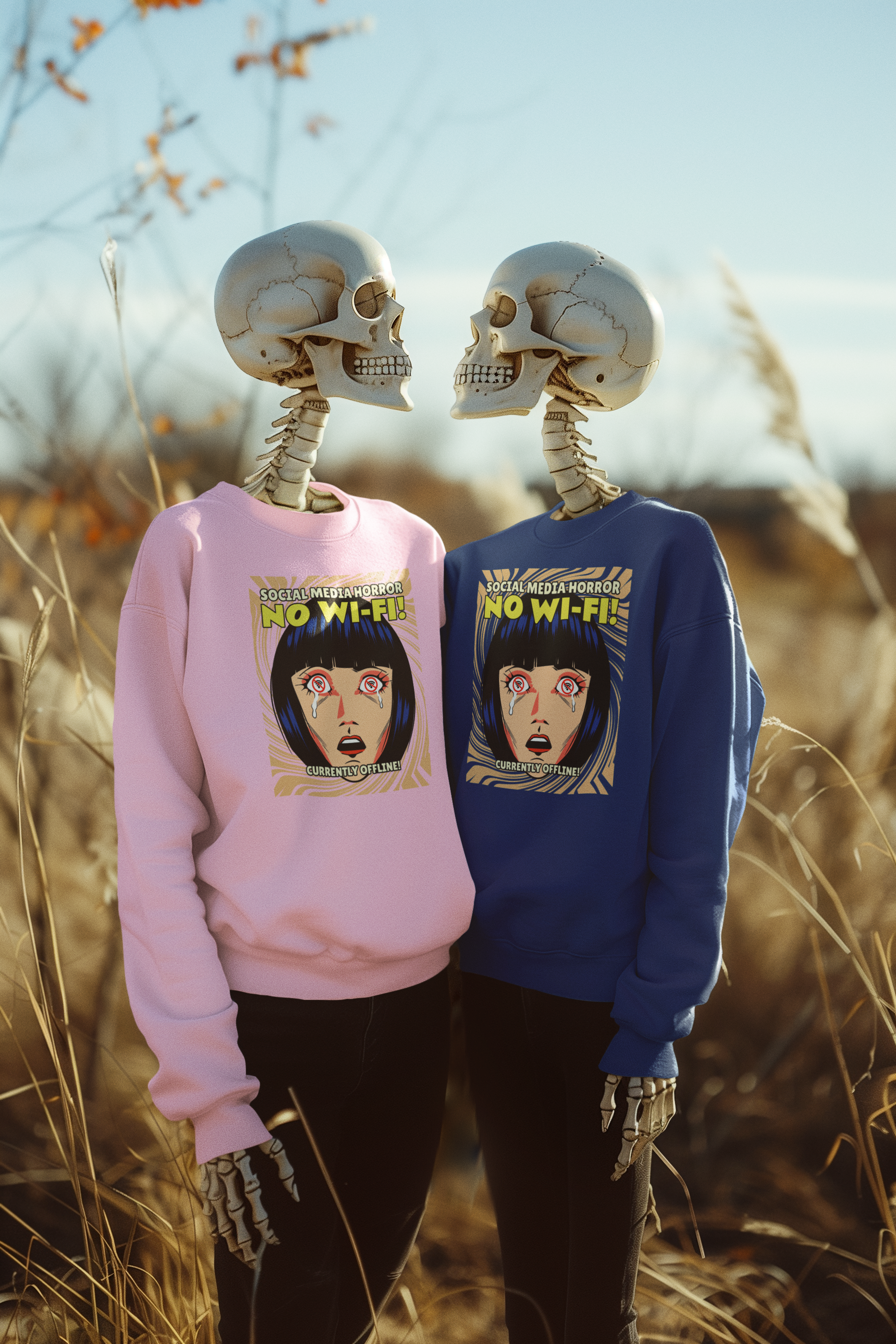 Social Media Horror Sweatshirt