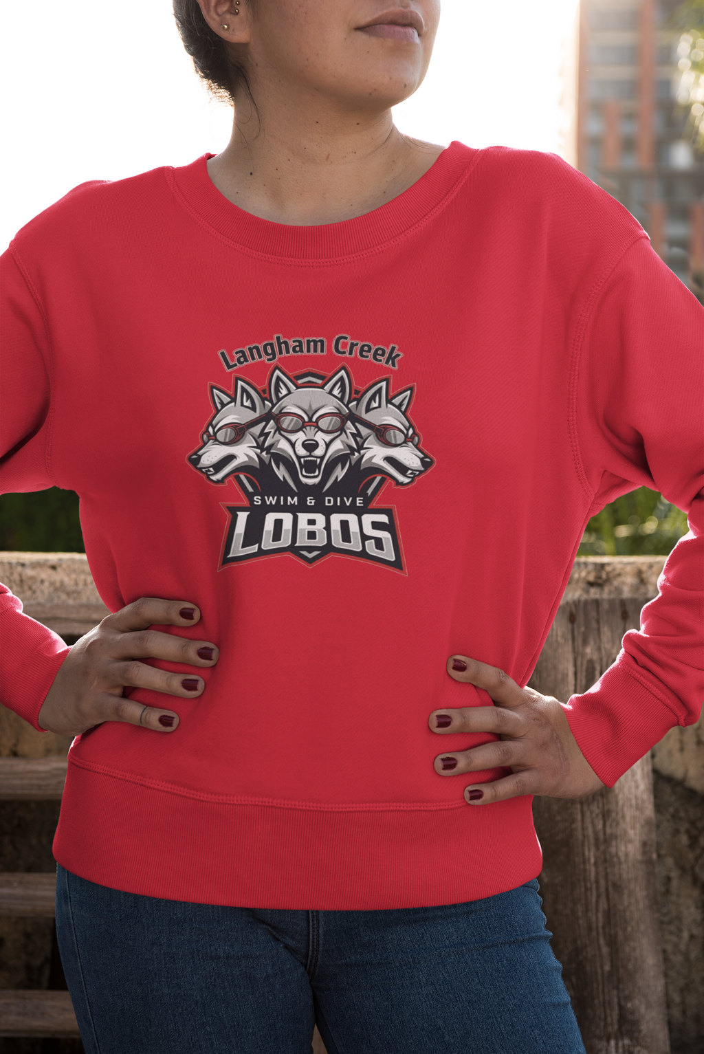 Langham Creek Swim & Dive Team Sweatshirt