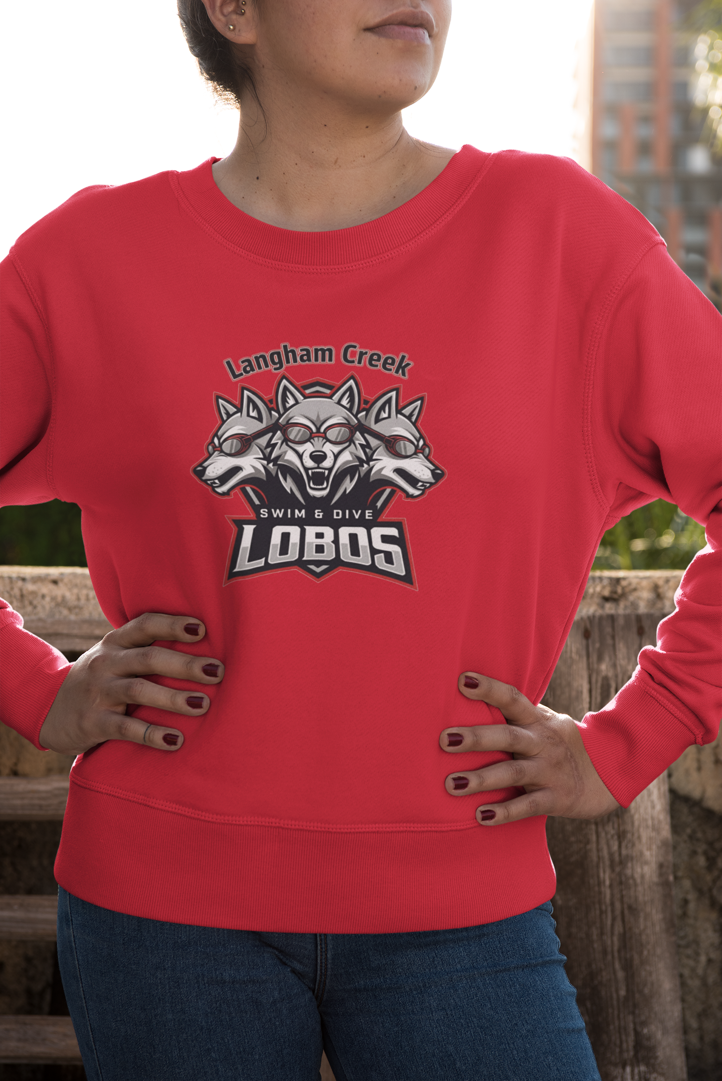 Langham Creek Swim & Dive Team Sweatshirt