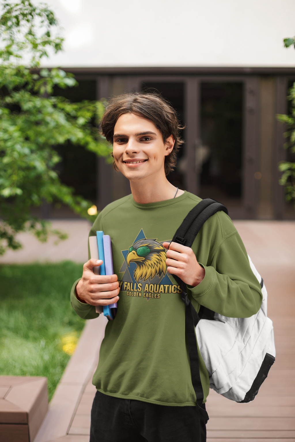 CY Falls Eagles Swim Team Sweatshirt