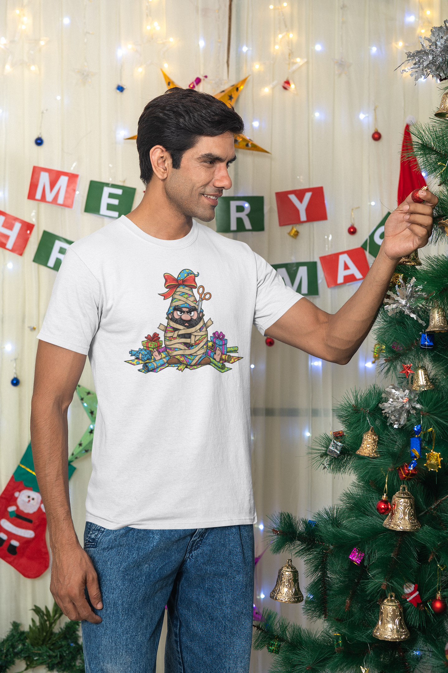 All Wrapped Up Christmas Shirt