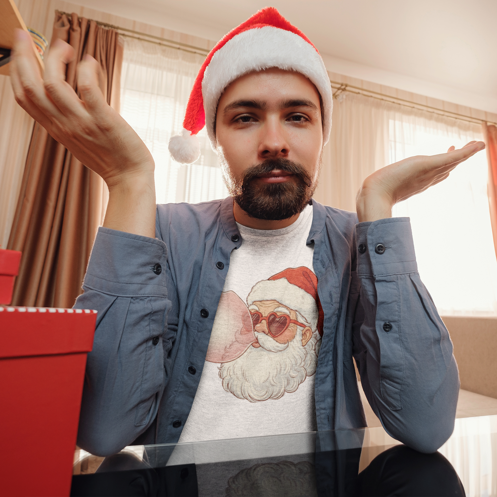 Santa Retro Christmas T-shirt