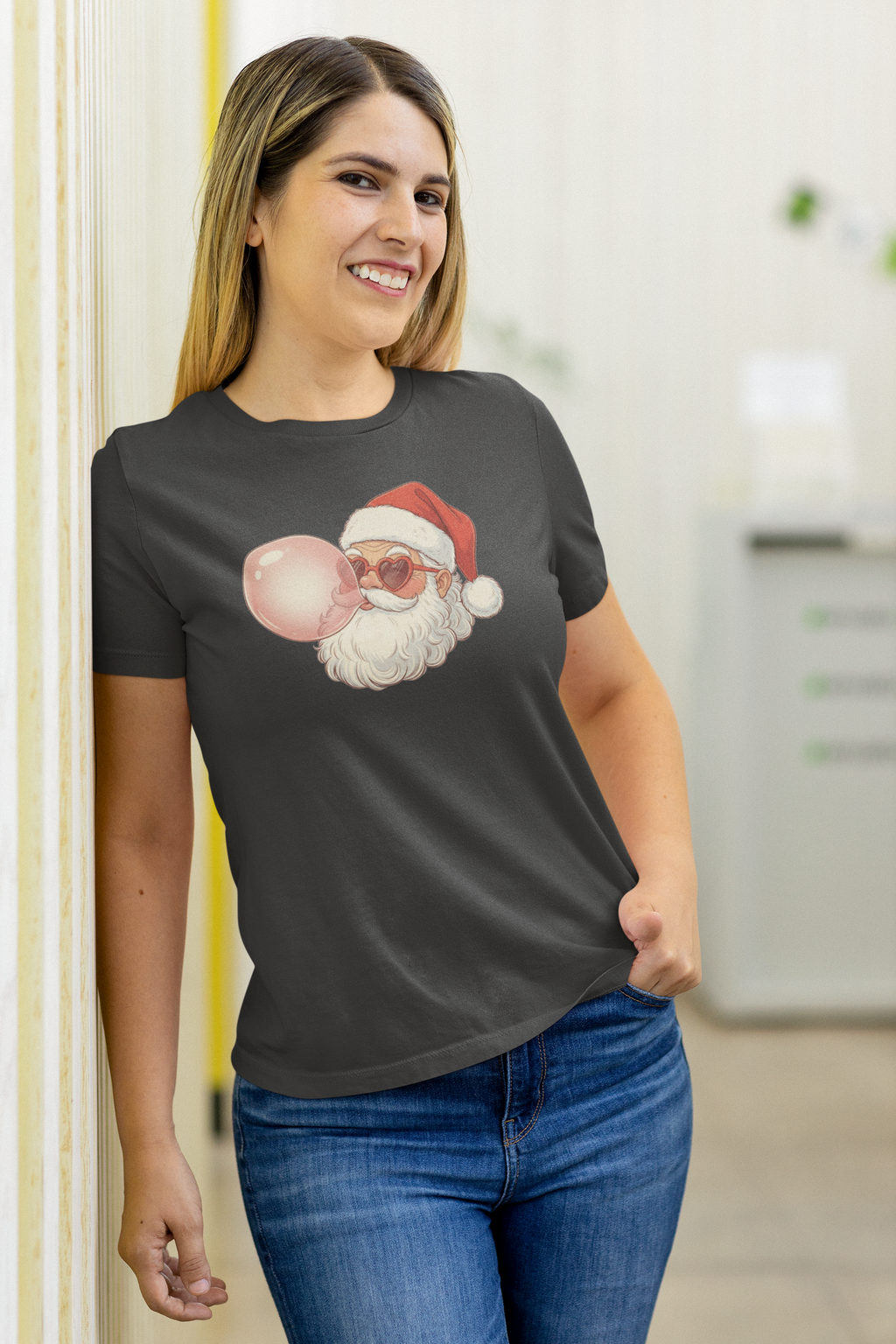 Santa Retro Christmas T-shirt
