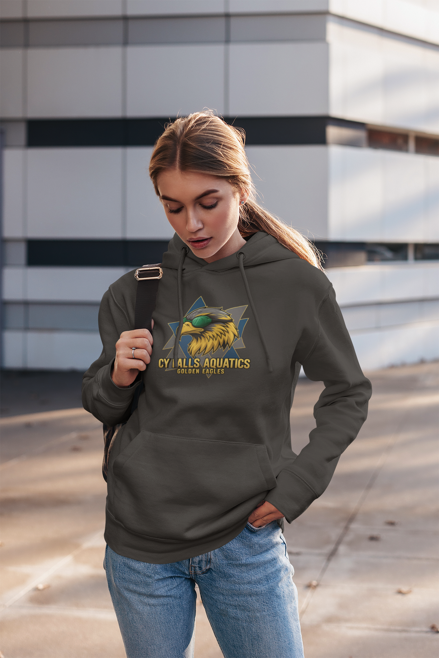 CY Falls Eagles Swim Team Hoodie