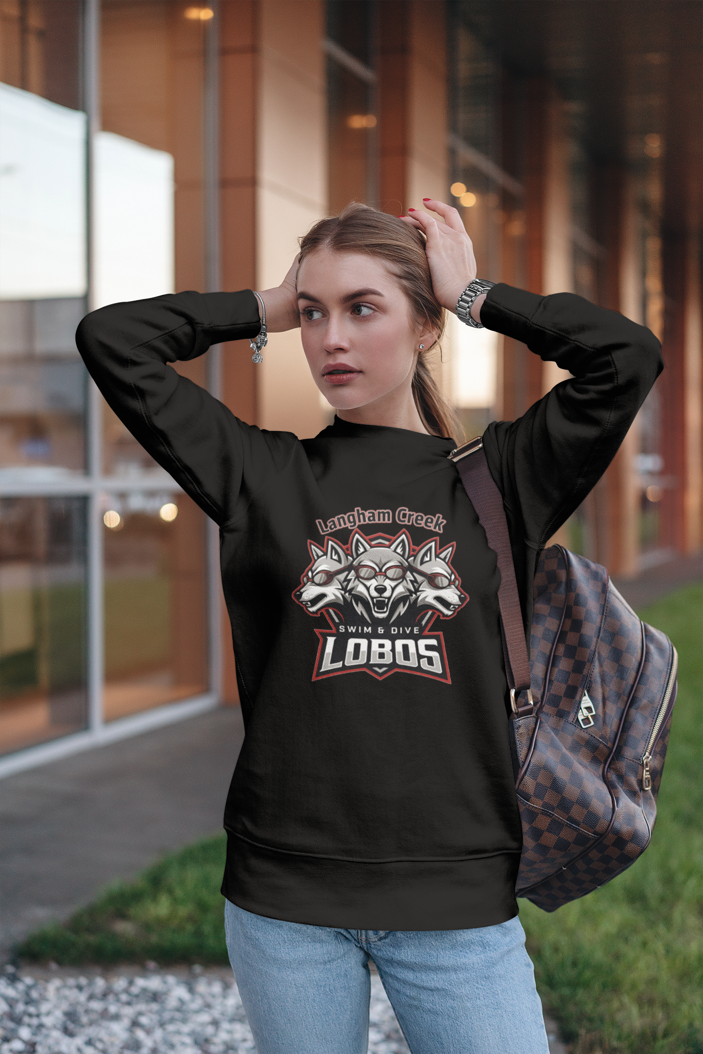 Langham Creek Swim & Dive Team Sweatshirt