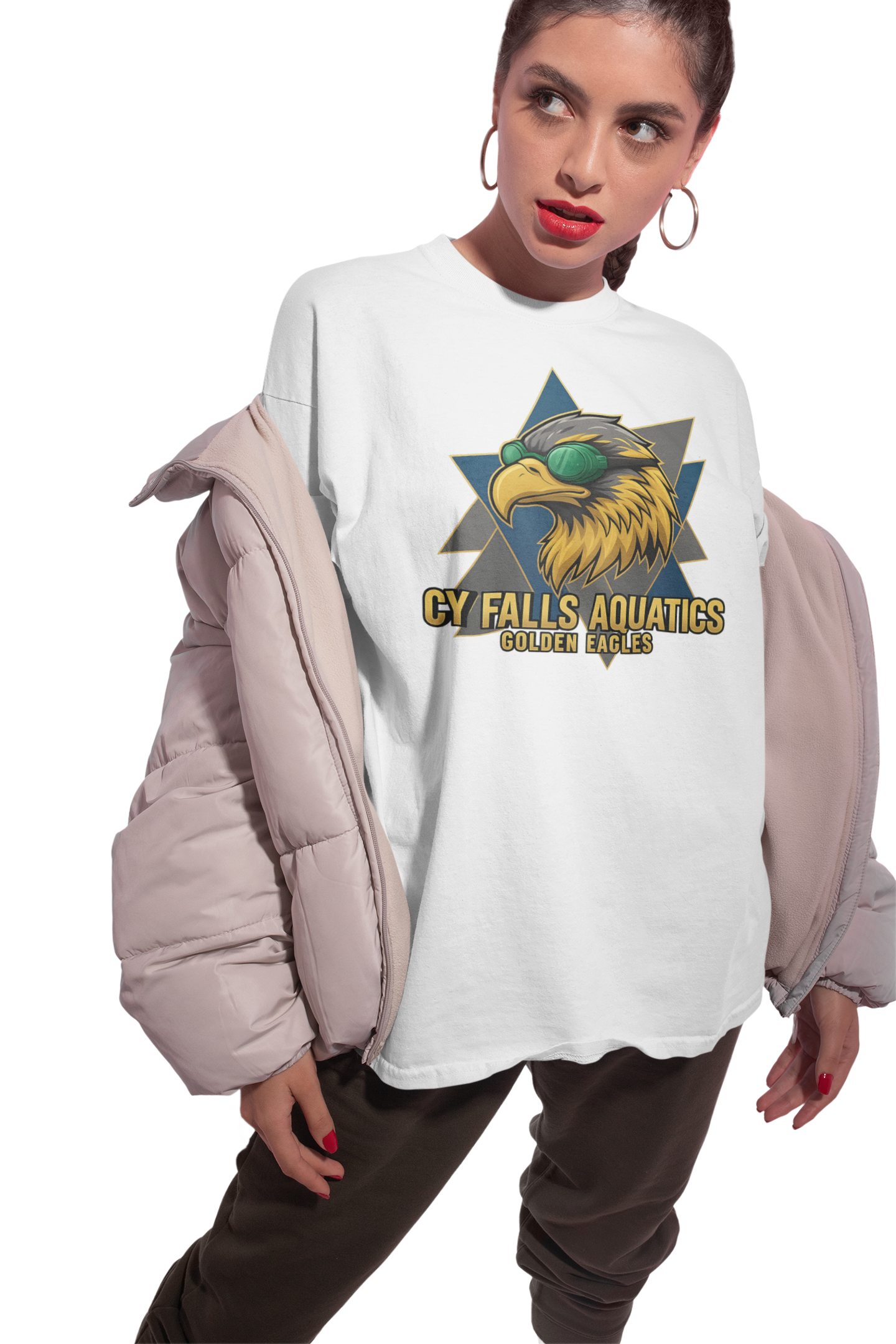 CY Falls Eagles Swim Team TShirt